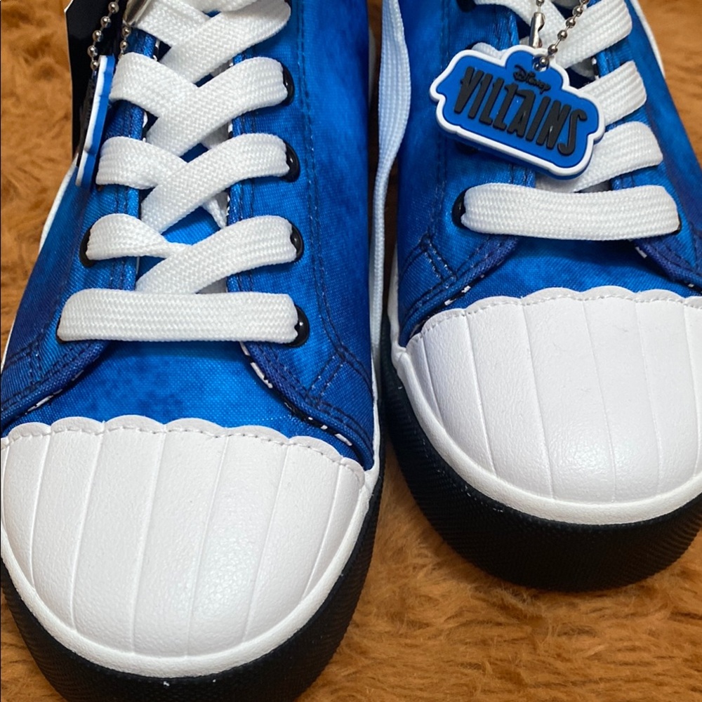 Disney Blue and White High-Top Sneakers - Picture 13 of 14